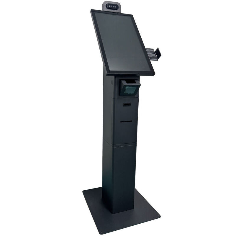 24-Zoll-Selbstcheck-Kiosk mit Gesichtserkennung und Windows 10 Betriebssystem für sicheren Zugriff