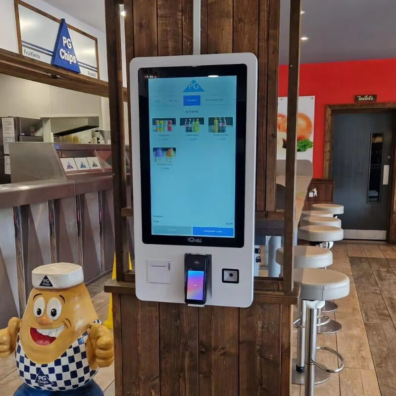 32-Zoll LCD-Display Wandmontage-Self-Ordering-Kiosk mit 3 Jahren Garantie für Fast Food und Einzelhandel