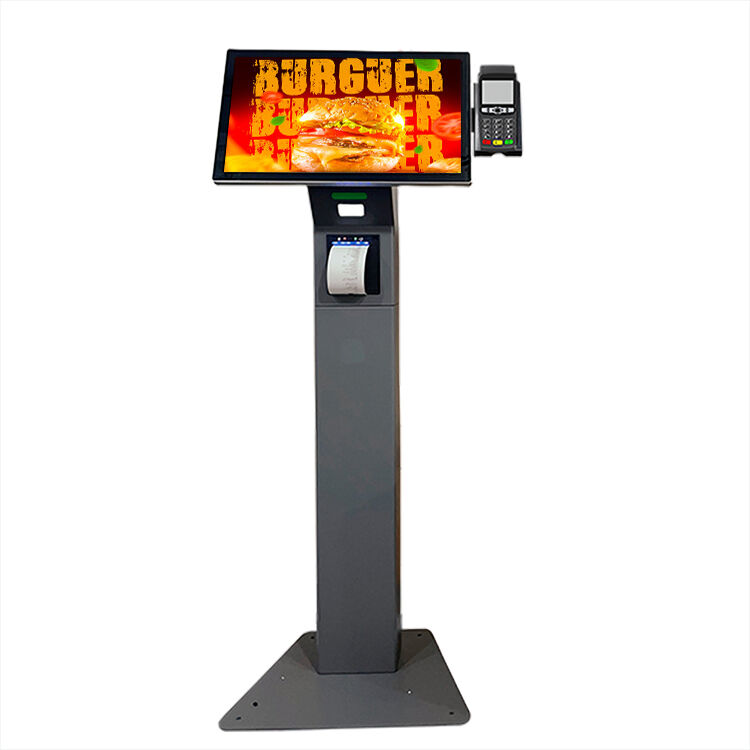 15.6 Inch Android OS Self Checkin Kiosk with Facial Recognition for Shops Check In/Out