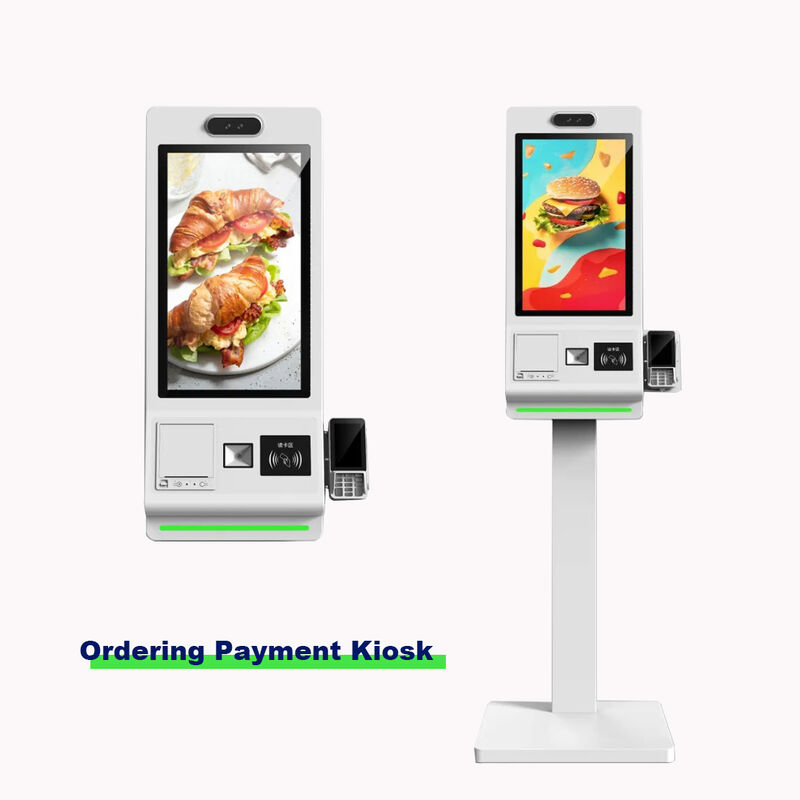 21.5/23.8/32 Zoll Boden Stehendes Selbstbestellkiosk mit SDK Android/Windows OS Touch Screen Zahlungskiosk für Supermarkt