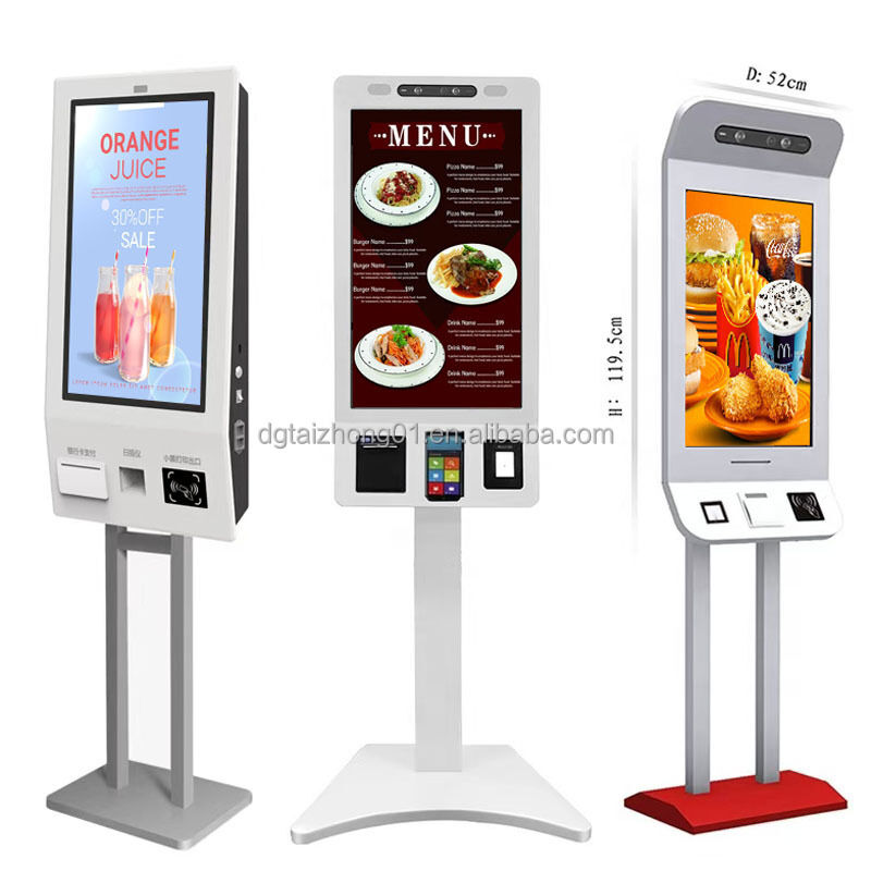 Touchscreen-Kiosk mit 2K/4K Auflösung und 60.000 Stunden Lebensdauer für Self-Service-Anwendungen