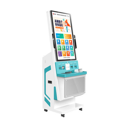 CE Medizinische Abrechnung Touchscreen Selbstbedienung Kiosk 32 Zoll Krankenhaus Check In Kiosk